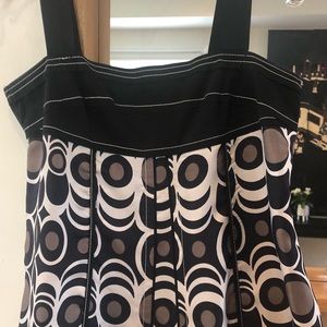 FRENCH DESIGNER LAUREL. 💯 percent silk strap tank